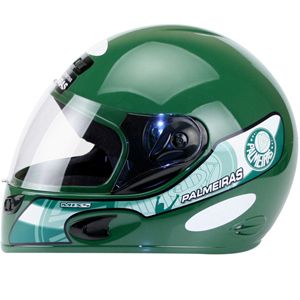 Capacete Mixs Times Palmeiras Santos Corinthians