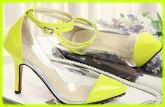 Promoção!!! Sapato Scarpin Amarelo Nude Transparente!